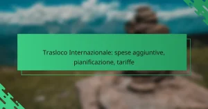 Trasloco Internazionale: spese aggiuntive, pianificazione, tariffe